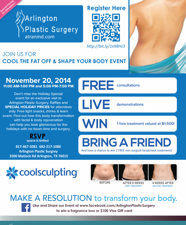 Coolsculpting November 20th 2014 Lunch & Learn Event