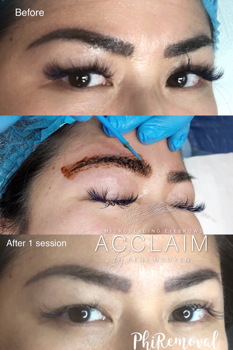 Eyebrow Tattoo Correction Arlington | Microblading ...