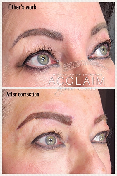Eyebrow Tattoo Correction Arlington | Microblading ...